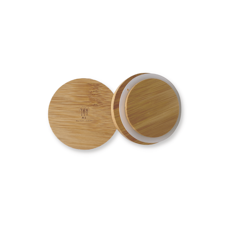 ME Mother Earth Standard Jar Lids, Showing Top and Bottom Sides.