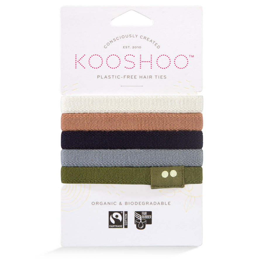 KOOSHOO Plastic Free Hair Ties