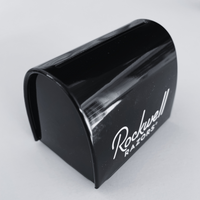 Rockwell Razors Blade Bank. Black With White Lettering.