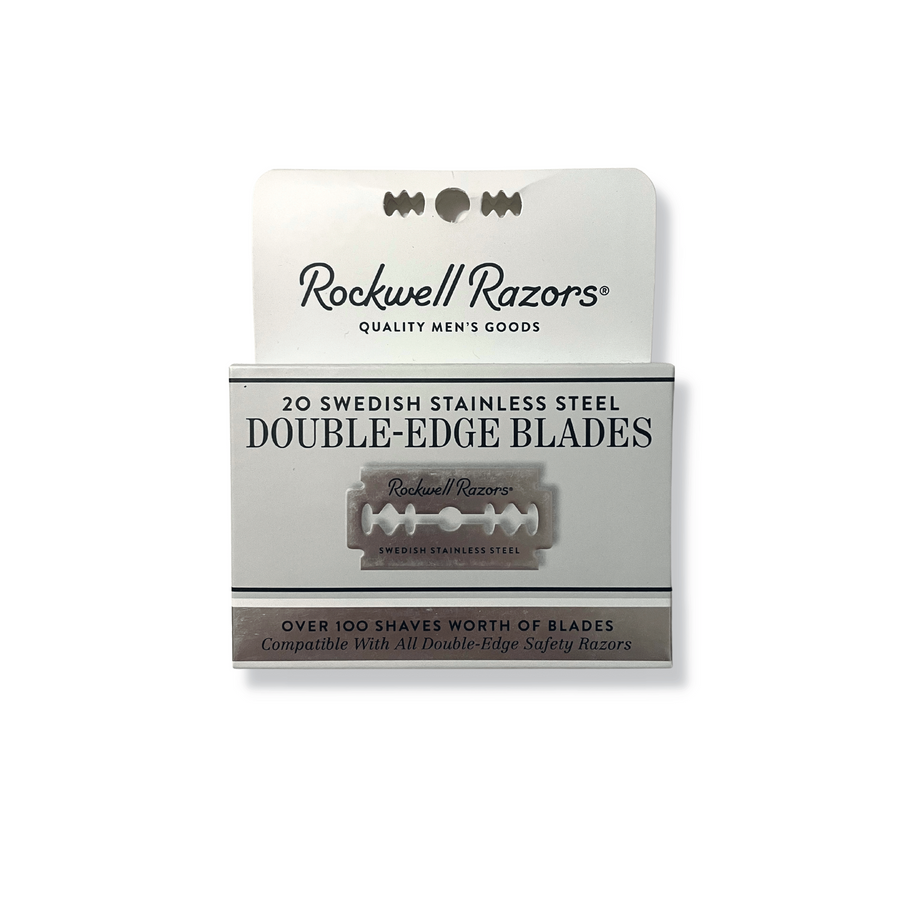 Rockwell Razors Double Edge Blades. Shown With Packaging